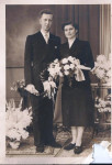 Trouwfoto Lapeire André en Eliane Osstyn